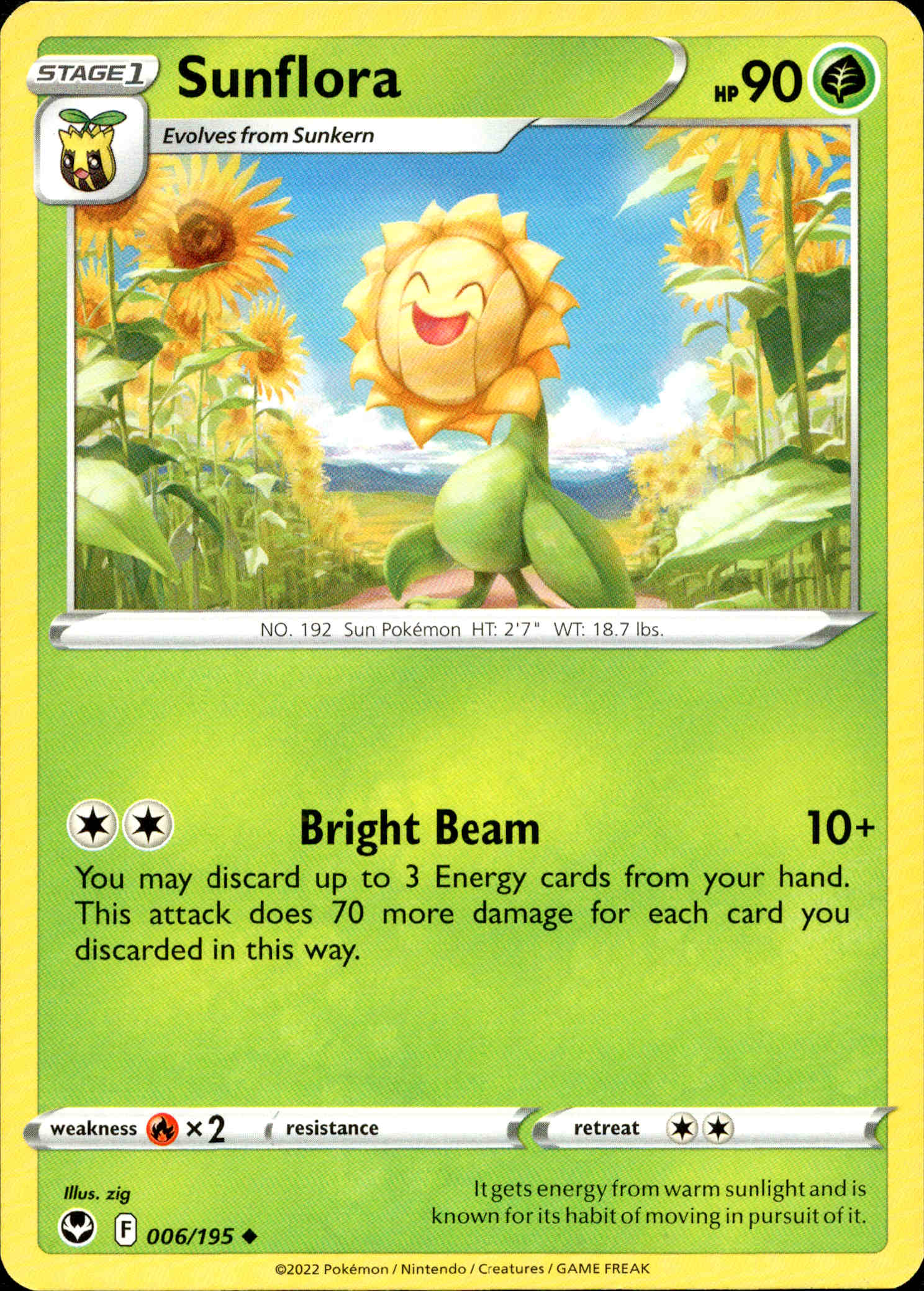 Sunflora - 006/195 - Silver Tempest