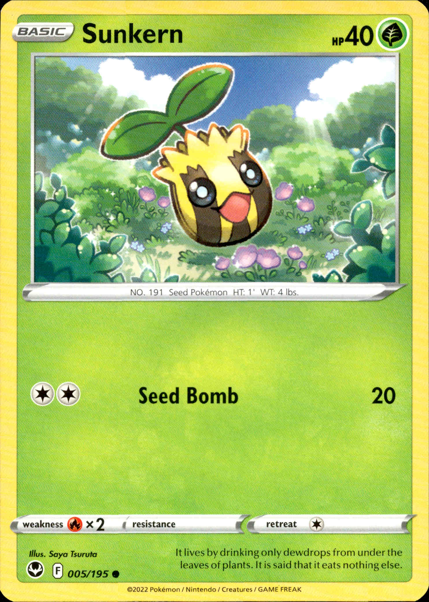 Sunkern - 005/195 - Silver Tempest