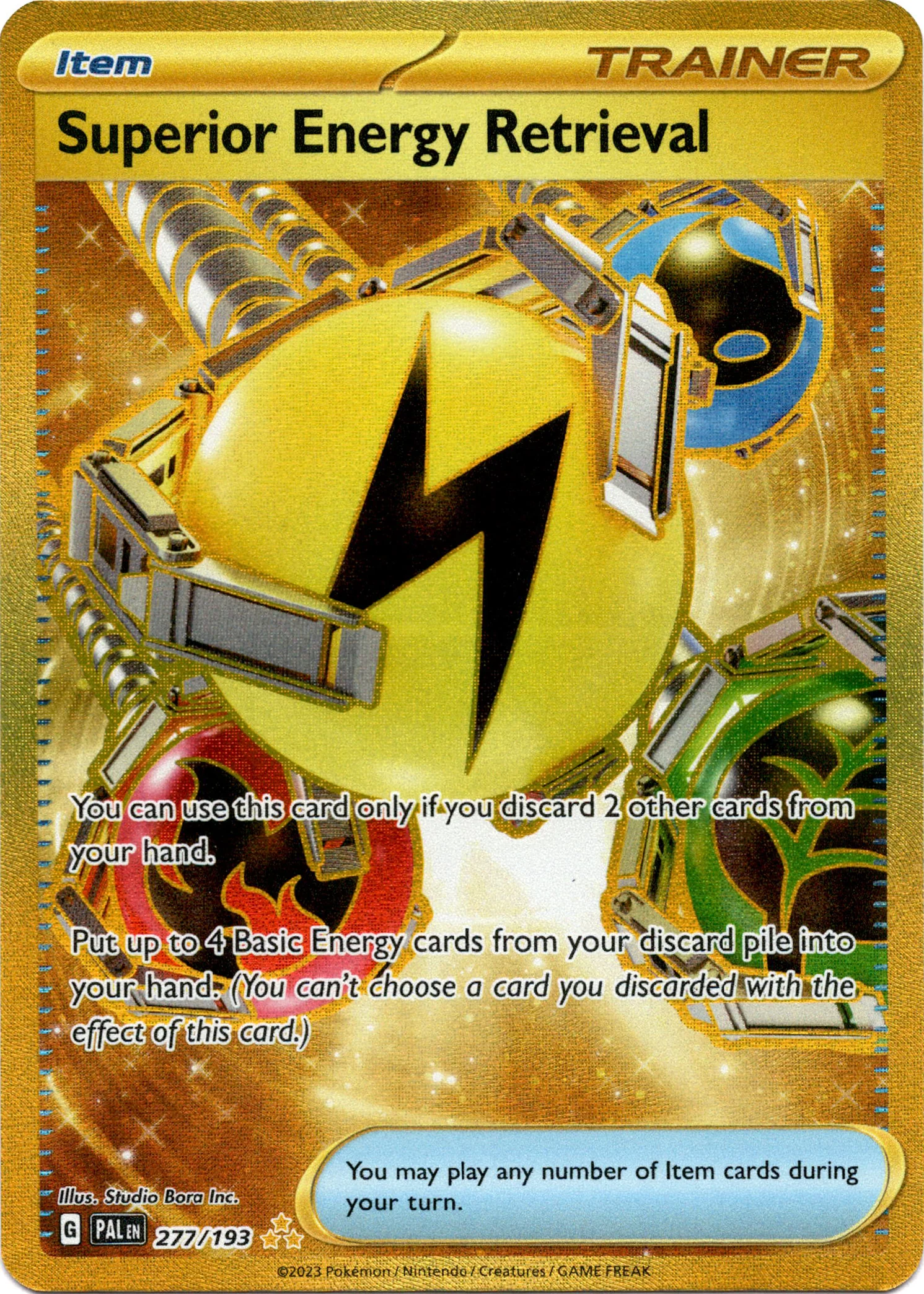 Superior Energy Retrieval - 277/193 - Paldea Evolved - Holo