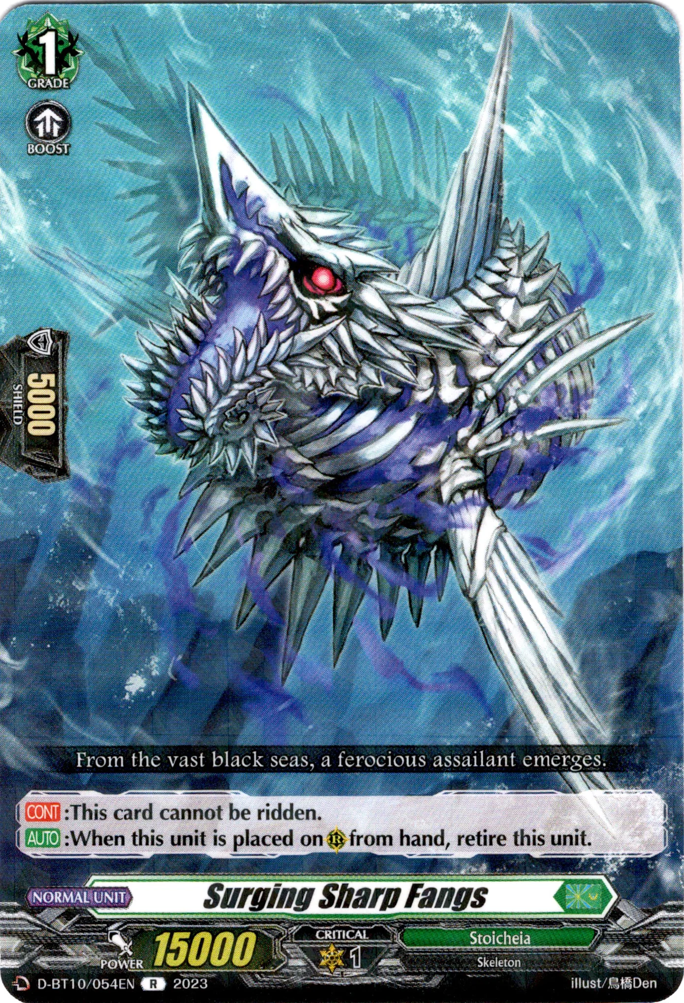 Surging Sharp Fangs - D-BT10/054EN - Dragon Masquerade