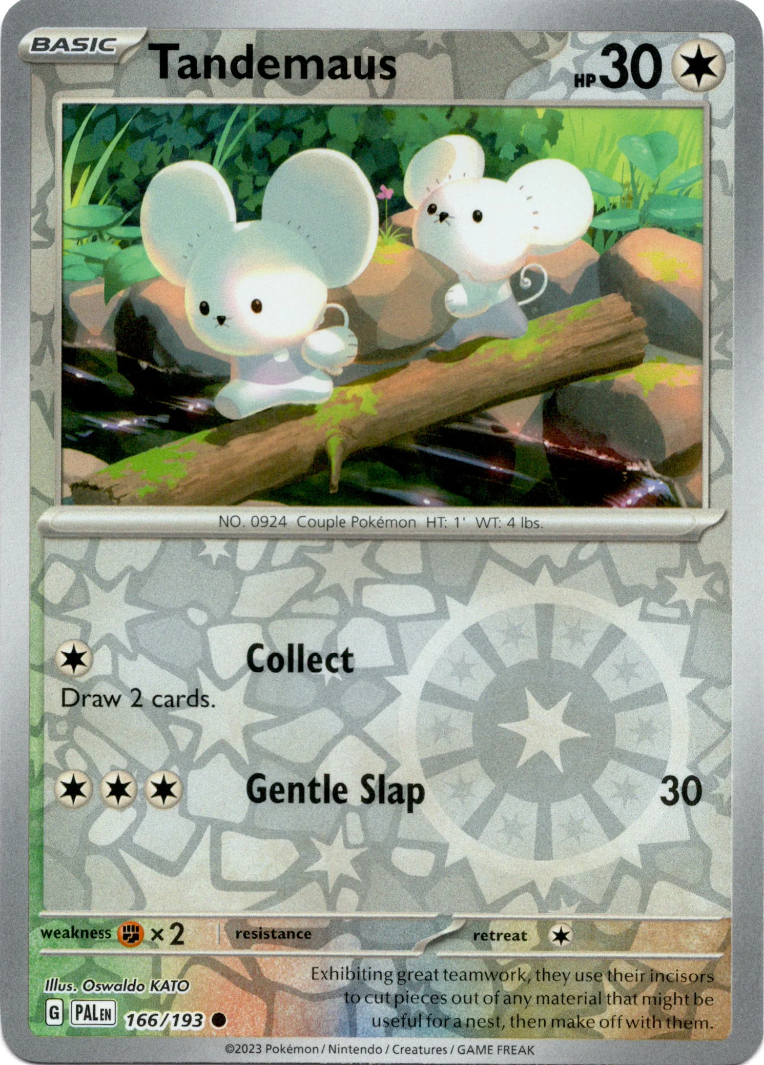 Tandemaus - 166/193 - Paldea Evolved - Reverse Holo
