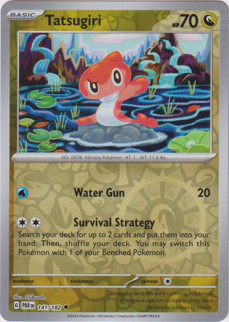 Tatsugiri - 141/182 - Paradox Rift - Reverse Holo