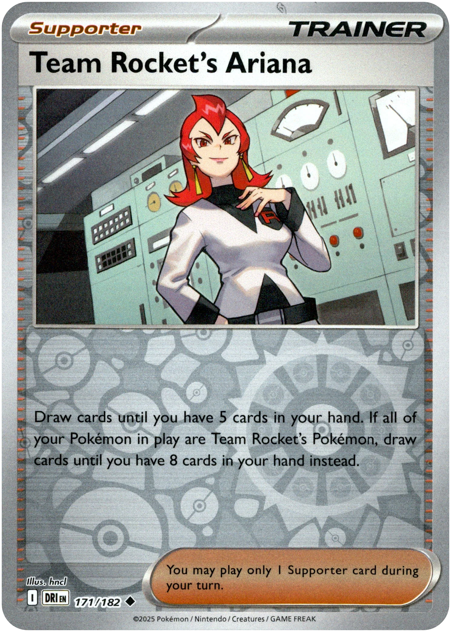 Team Rocket's Ariana - 171/182 - Destined Rivals - Reverse Holo