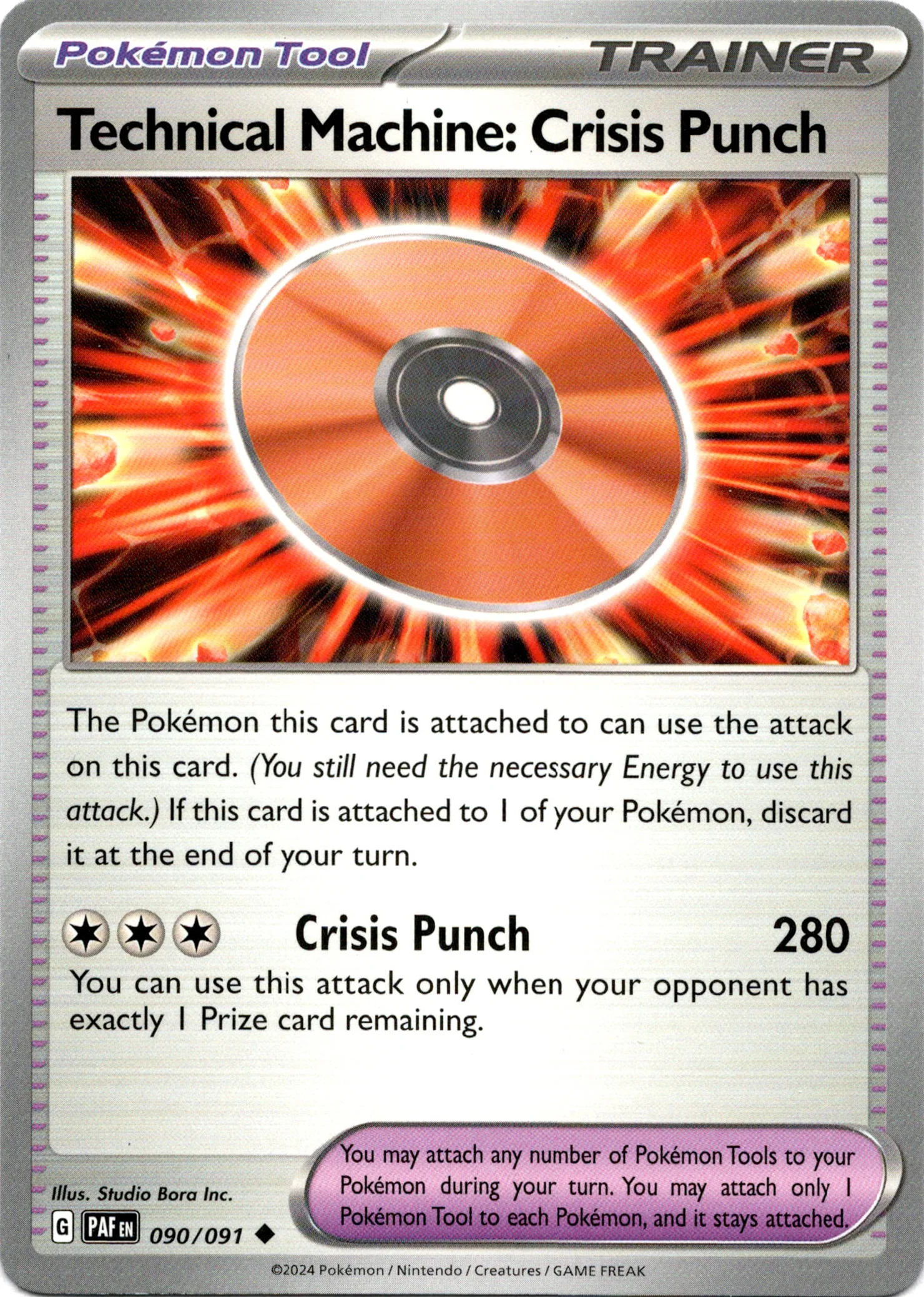 Technical Machine: Crisis Punch - 090/091 - Paldean Fates