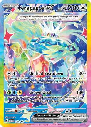 Terapagos ex - 169/131 - Prismatic Evolutions - Holo