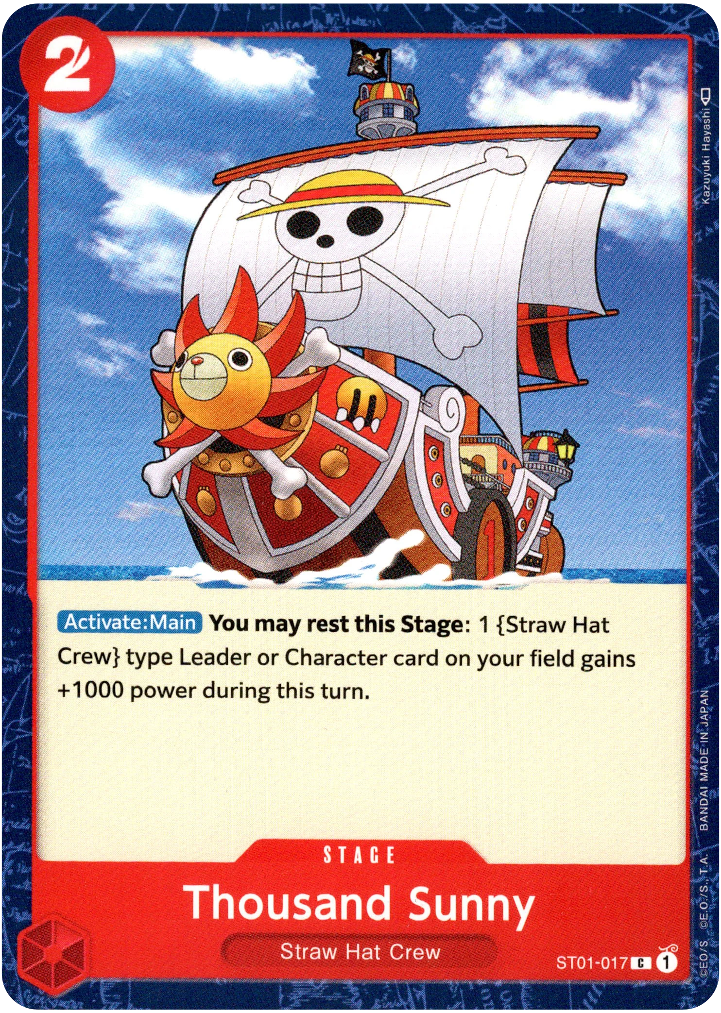 Thousand Sunny - ST01-017 C - Starter Deck