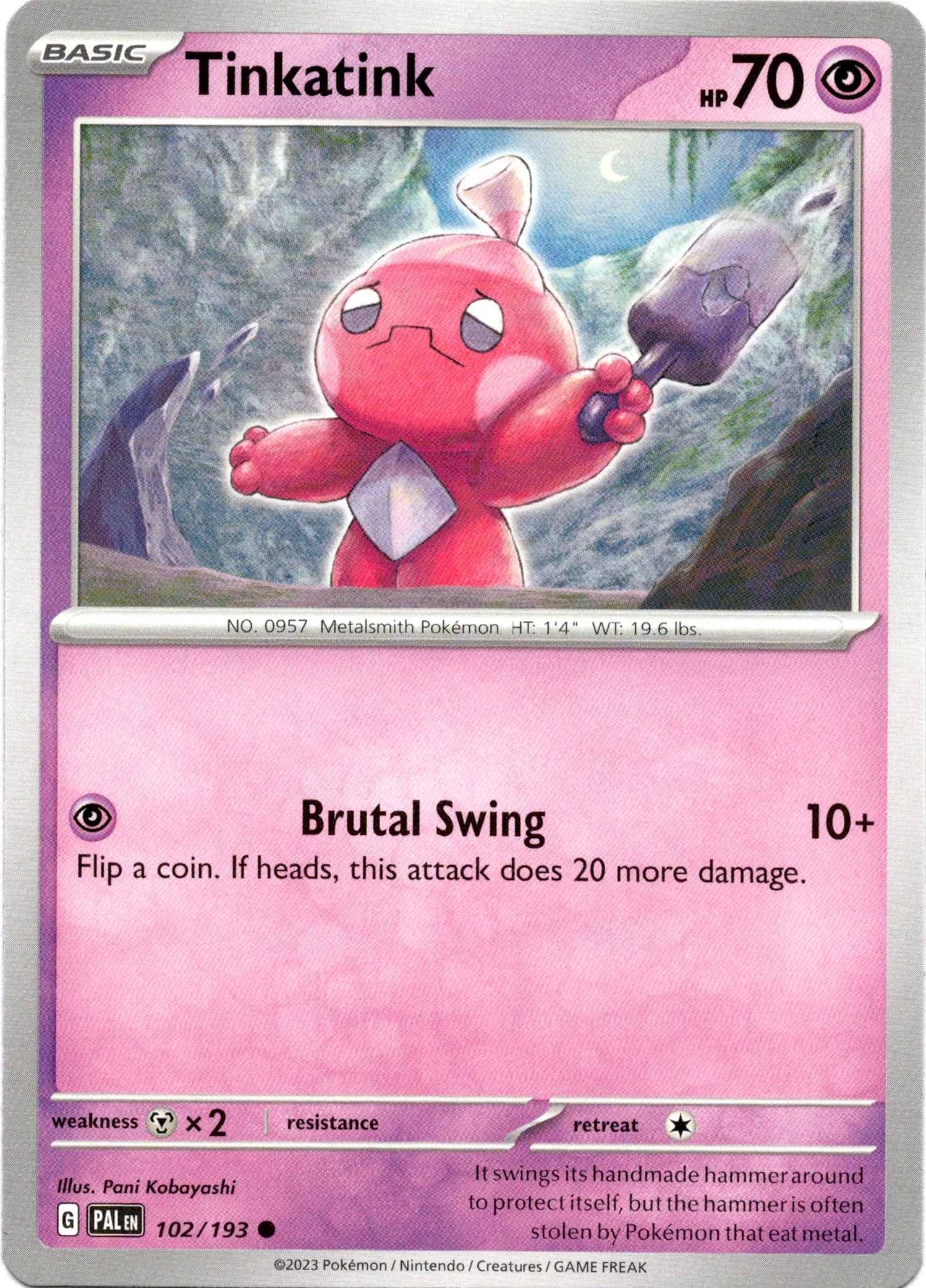 Tinkatink - 102/193 - Paldea Evolved