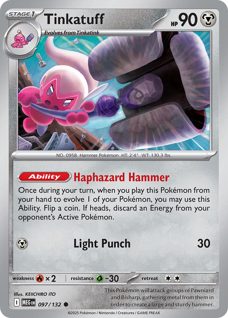 Tinkatuff - 097/132 - Mega Evolution