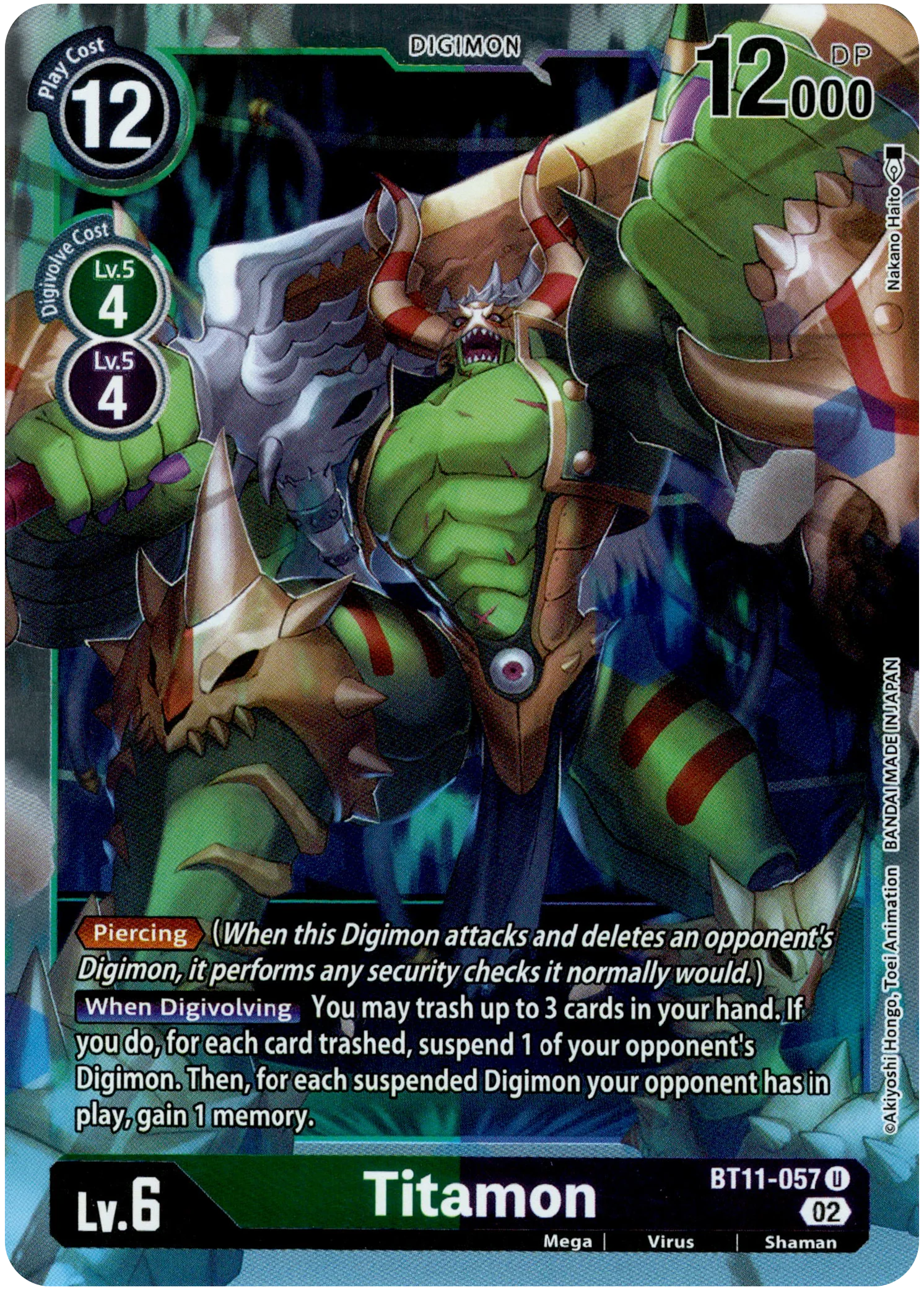 Titamon - BT11-057 U - Dimensional Phase - Foil