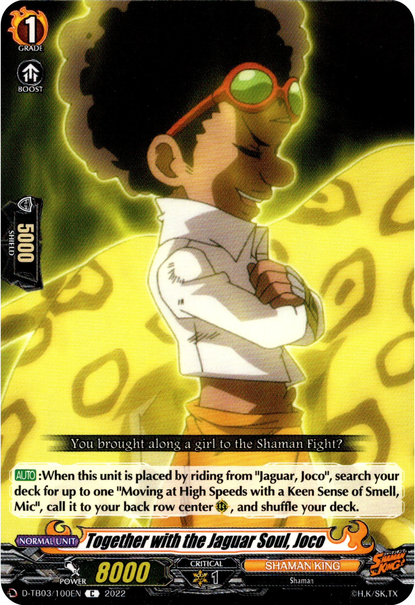 Together with the Jaguar Soul, Joco - D-TB03/100EN - Shaman King