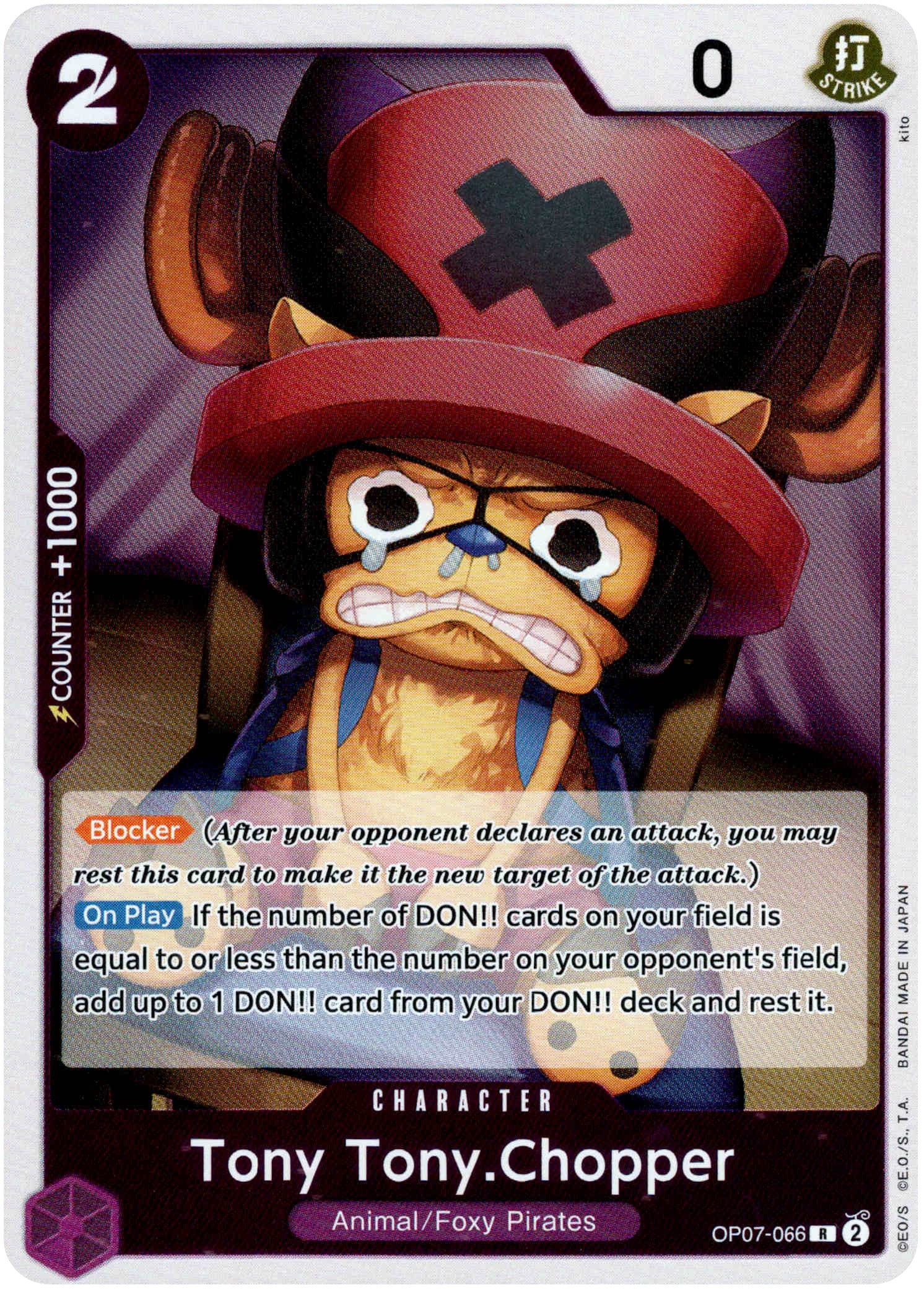 Tony Tony.Chopper - OP07-066R - 500 years in the Future - Foil