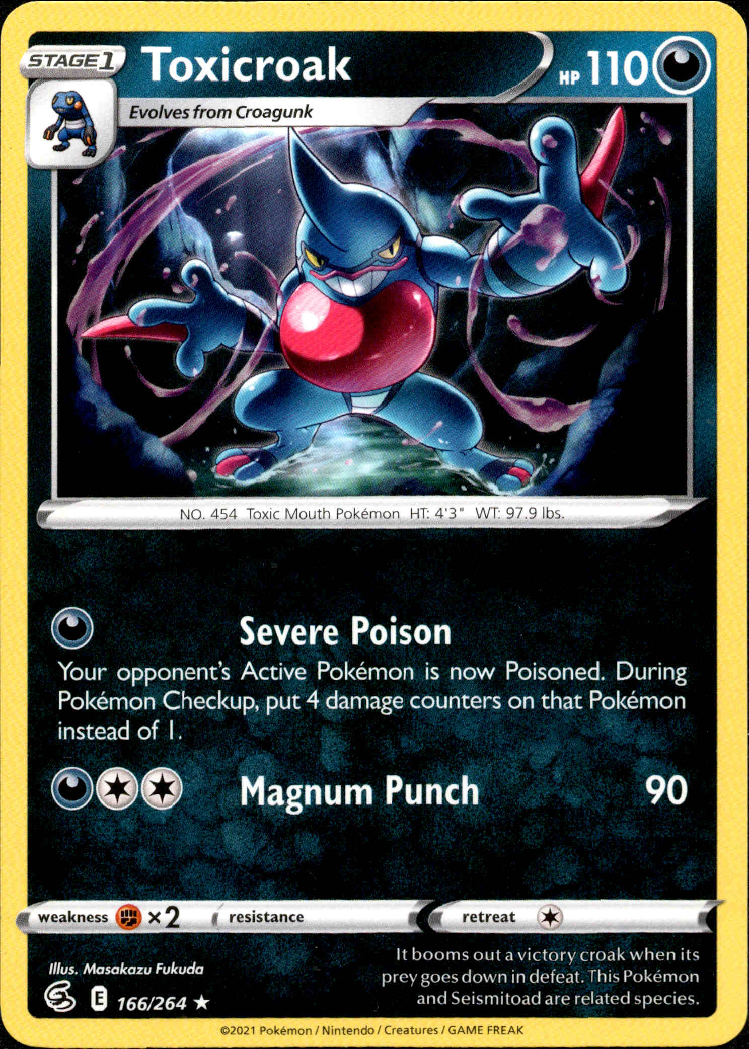 Toxicroak - 166/264 - Fusion Strike