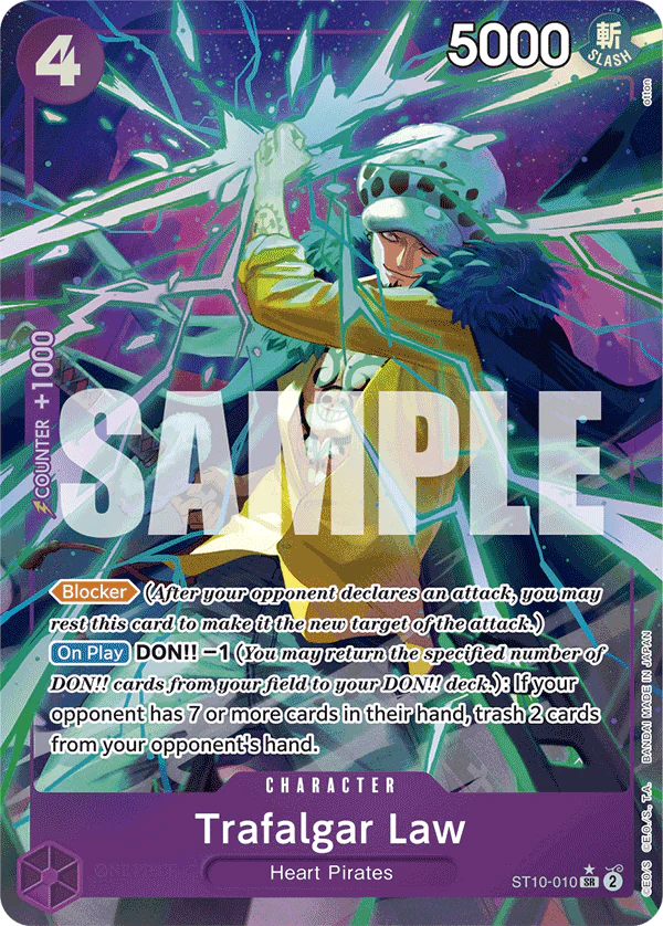 Trafalgar Law Alternate Art - ST10-010 SR - The Best - Foil