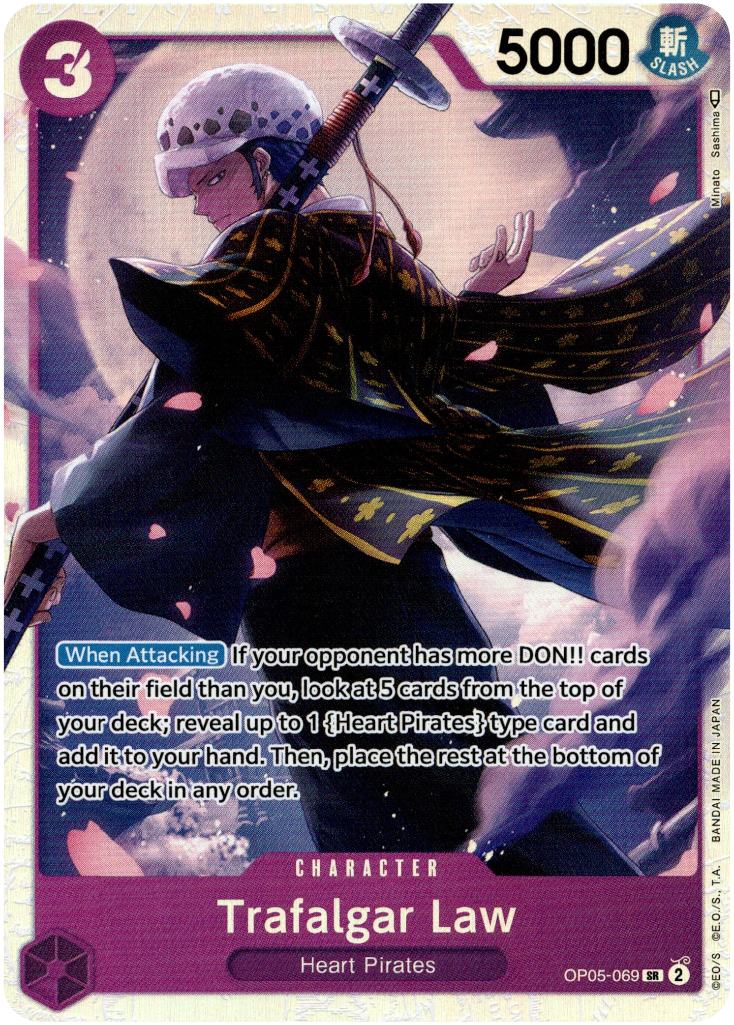 Trafalgar Law - OP05-069 - Awakening of the New Era - Foil