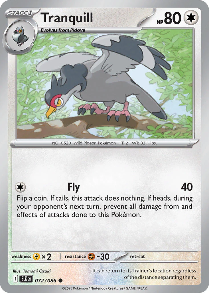 Tranquill - 072/086 - Black Bolt