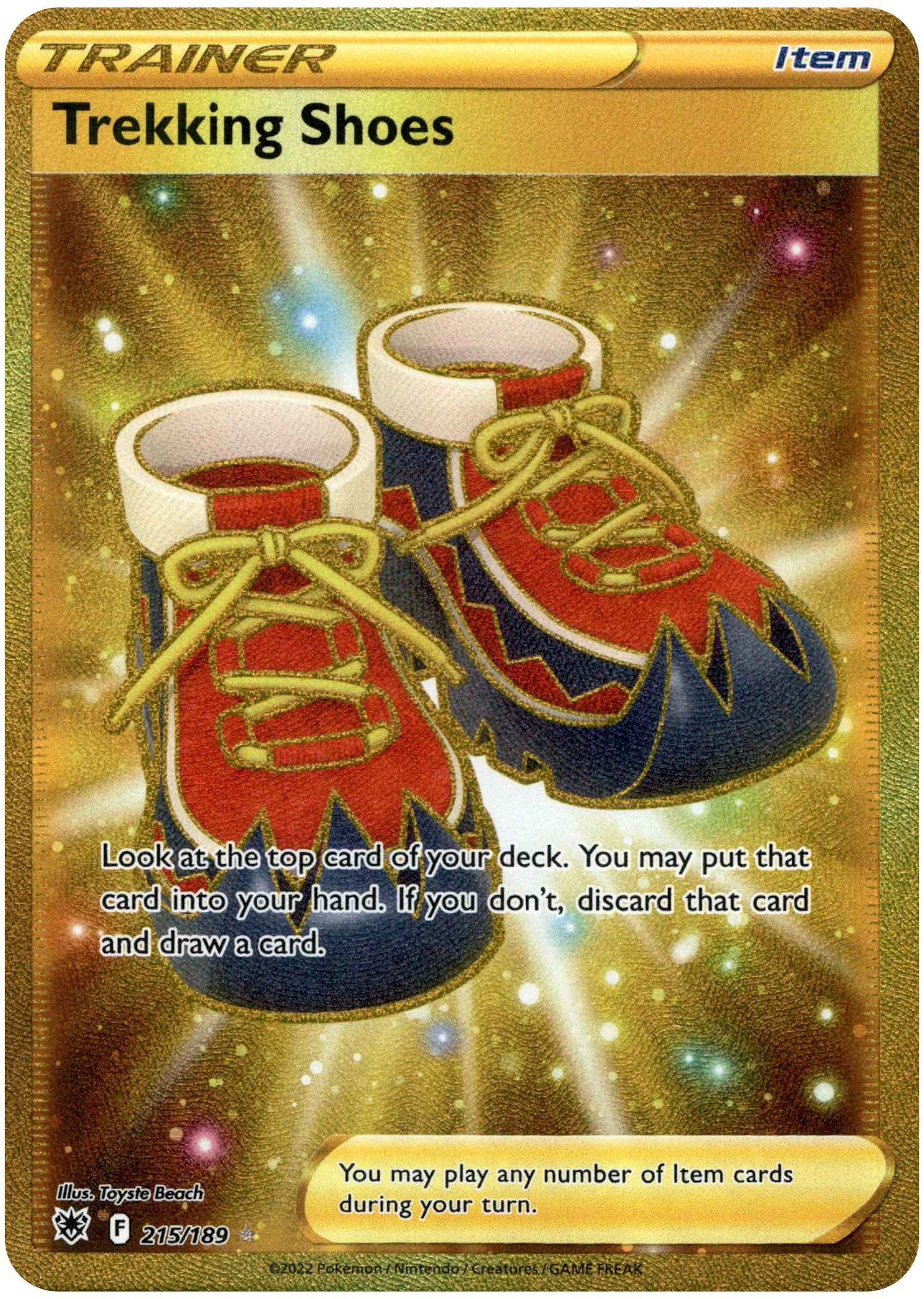 Trekking Shoes Secret Rare - 215/189 - Astral Radiance - Holo