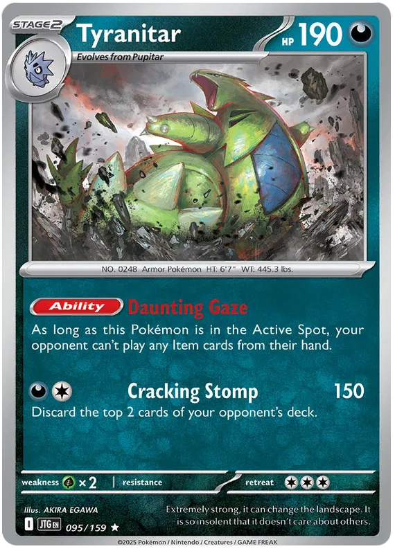 Tyranitar - 095/159 - Journey Together - Holo
