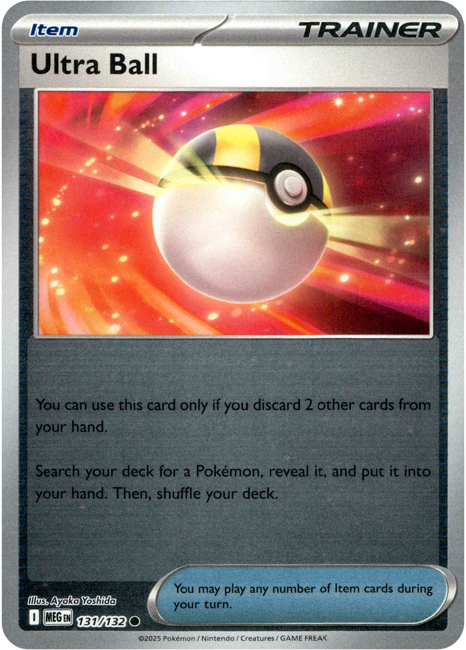 Ultra Ball - 131/132 - Mega Evolution - Reverse Holo