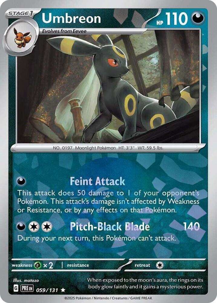Umbreon (Poke Ball Pattern) - 059/131 - Prismatic Evolutions - Holo