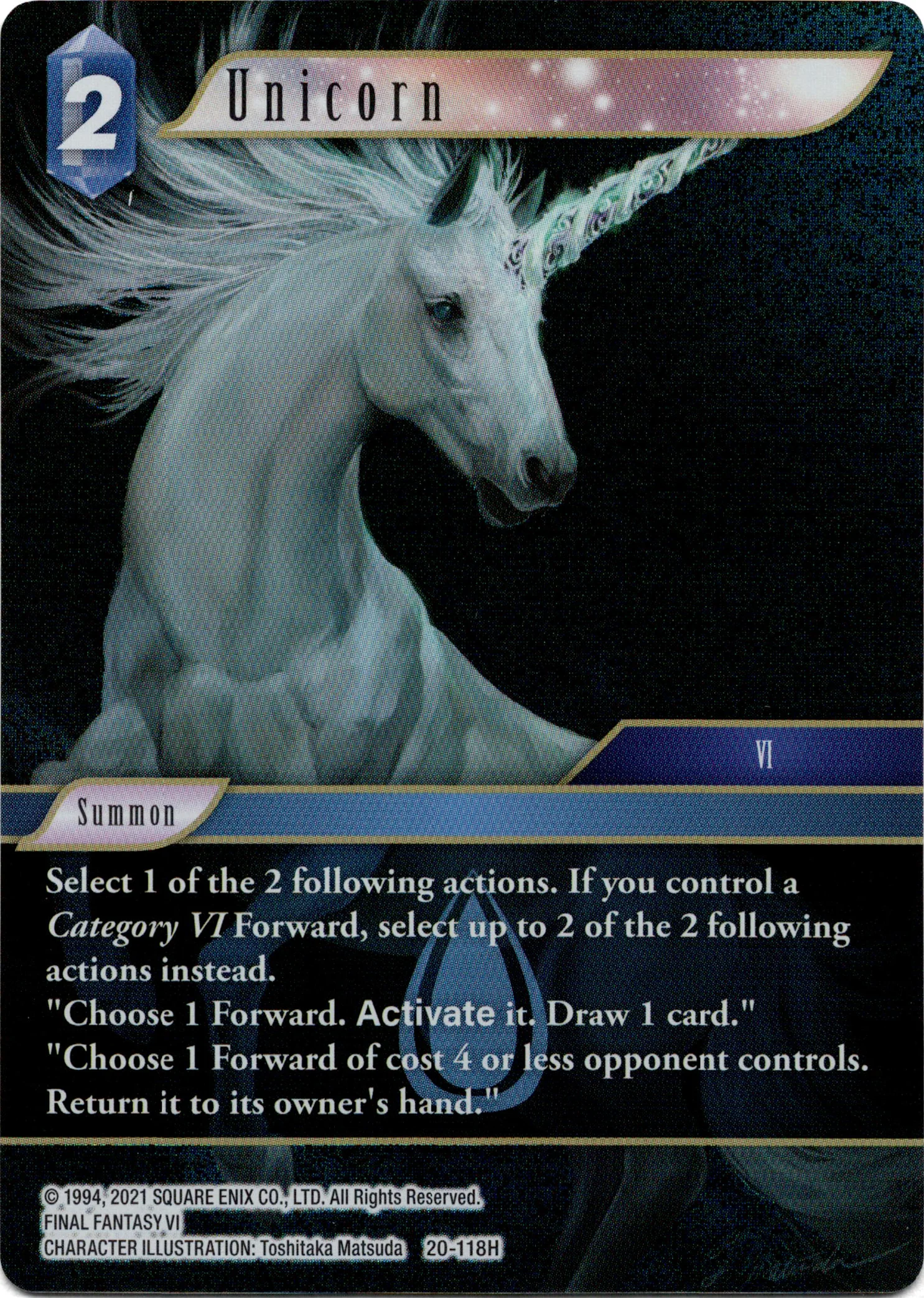 Unicorn - 20-118H - Dawn of Heroes - Foil