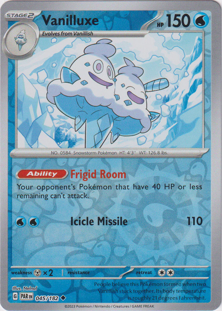 Vanilluxe - 045/182 - Paradox Rift - Reverse Holo