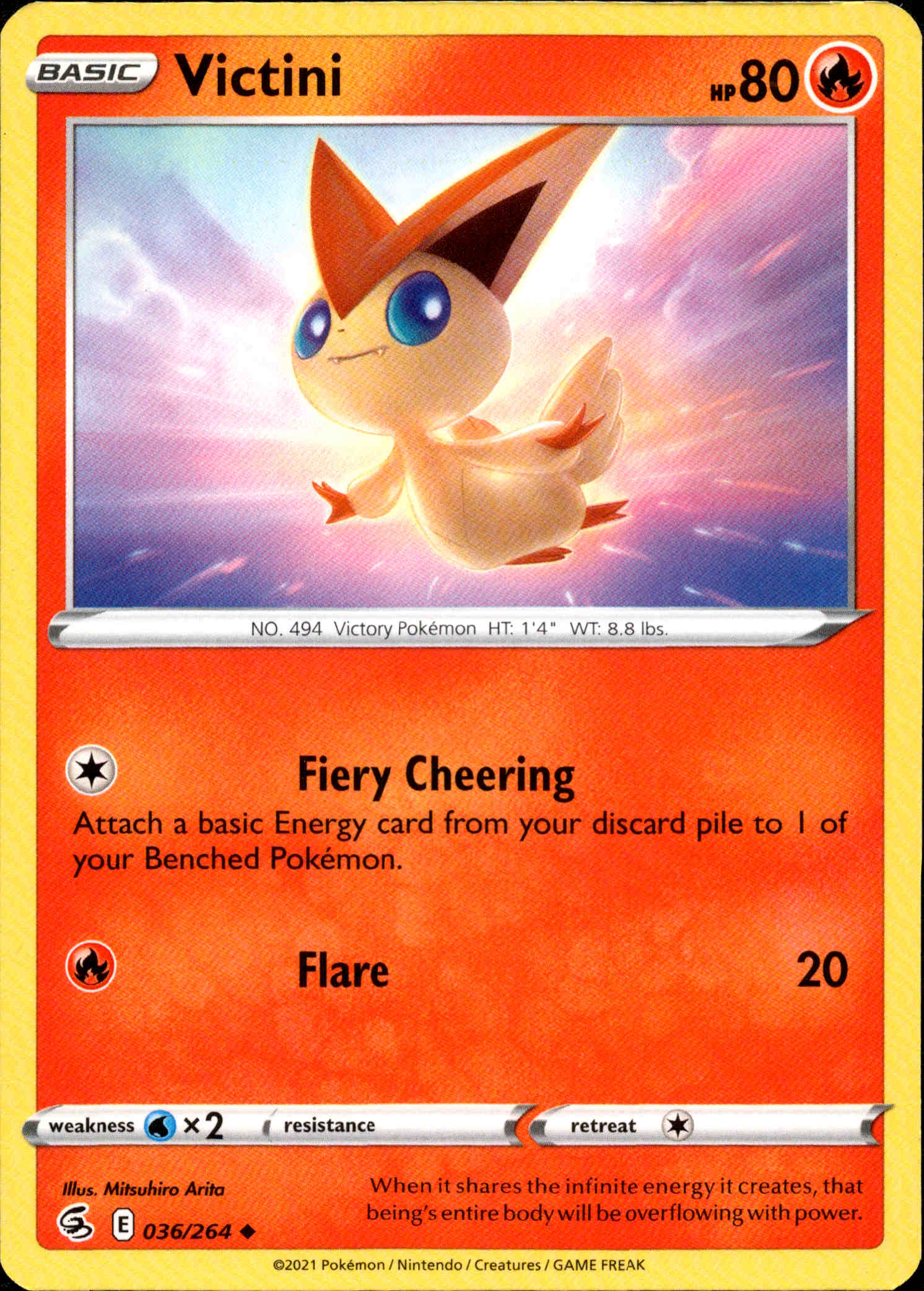 Victini - 036/264 - Fusion Strike