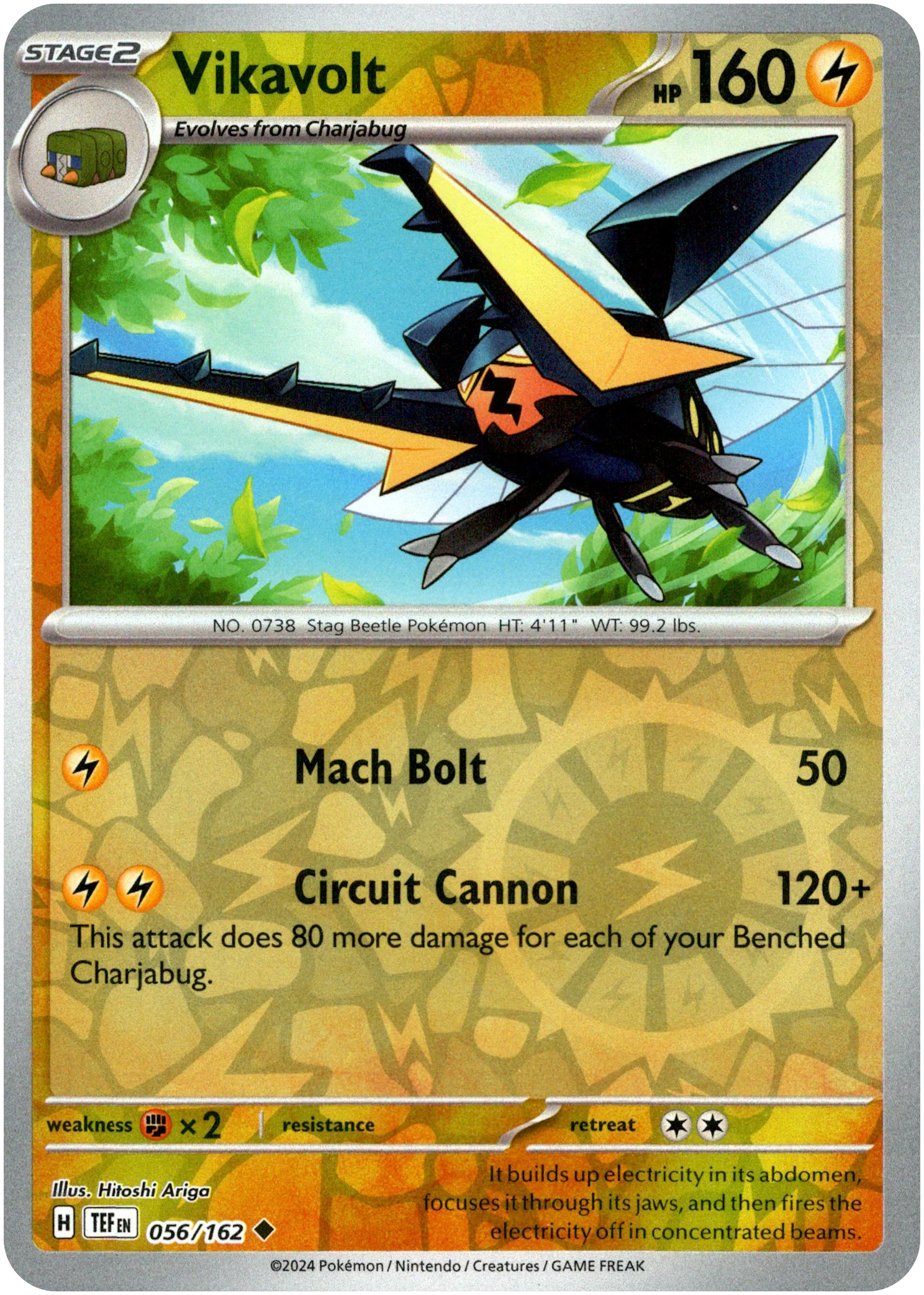 Vikavolt - 056/162 - Temporal Forces - Reverse Holo