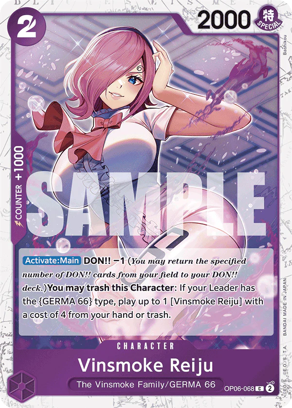 Vinsmoke Reiju - OP06-068 C - The Best - Jolly Roger Foil