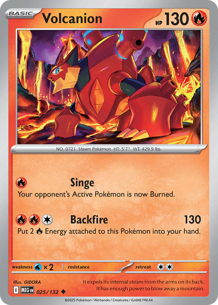 Volcanion - 025/132 - Mega Evolution