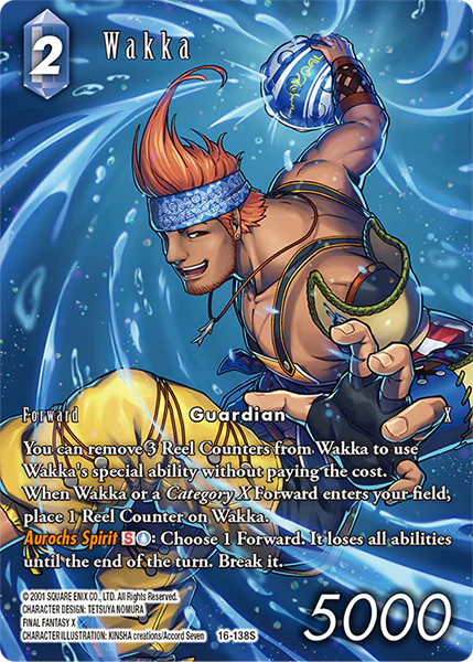 Wakka Full Art - 16-138S - Emissaries of Light - Foil