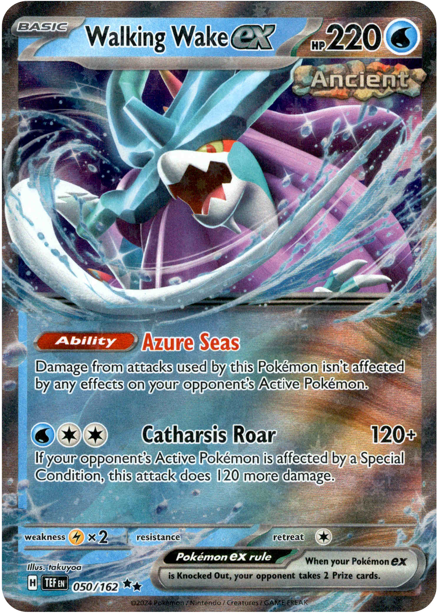 Walking Wake ex - 050/162 - Temporal Forces - Holo