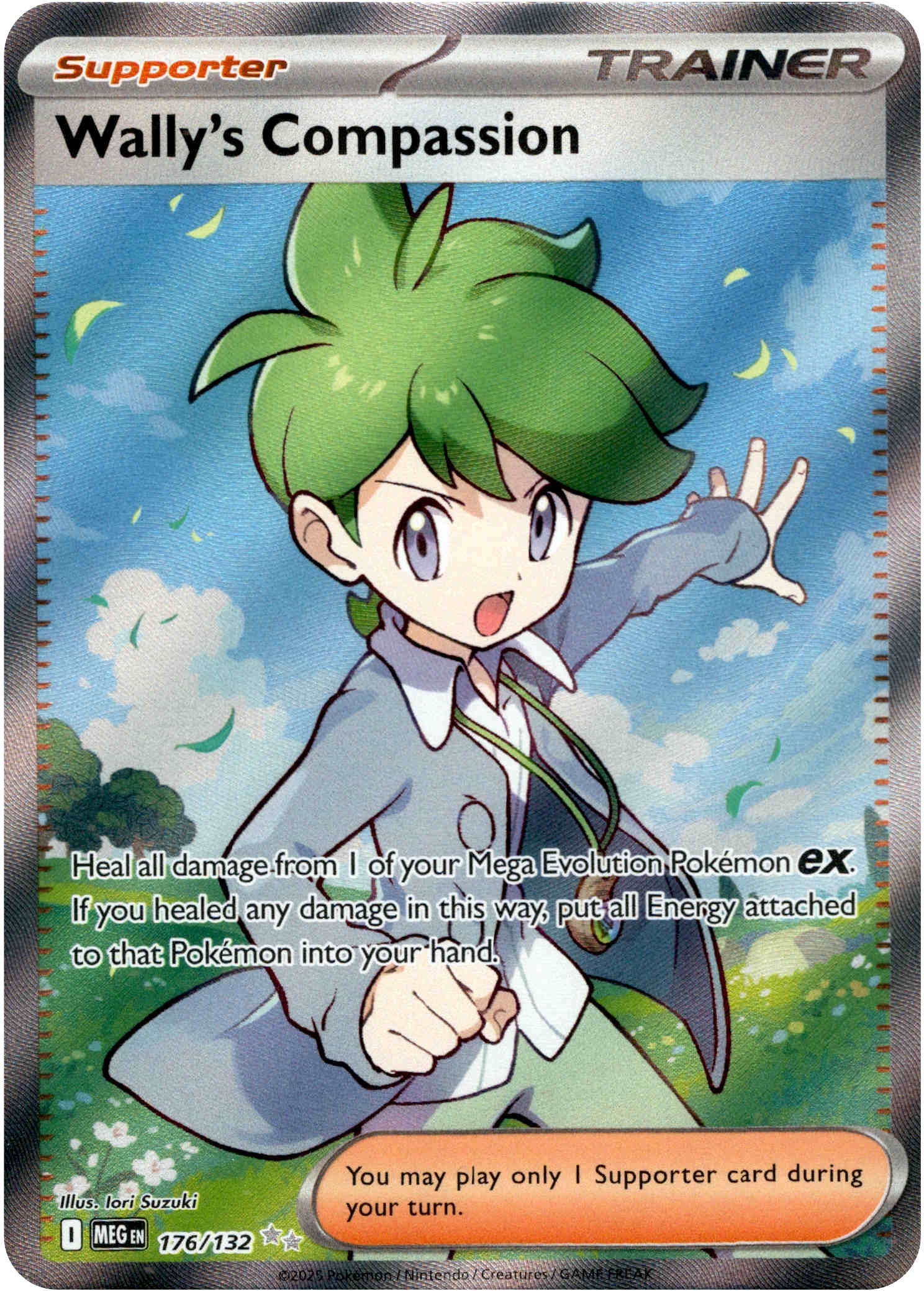 Wally's Compassion - 176/132 - Mega Evolution - Holo