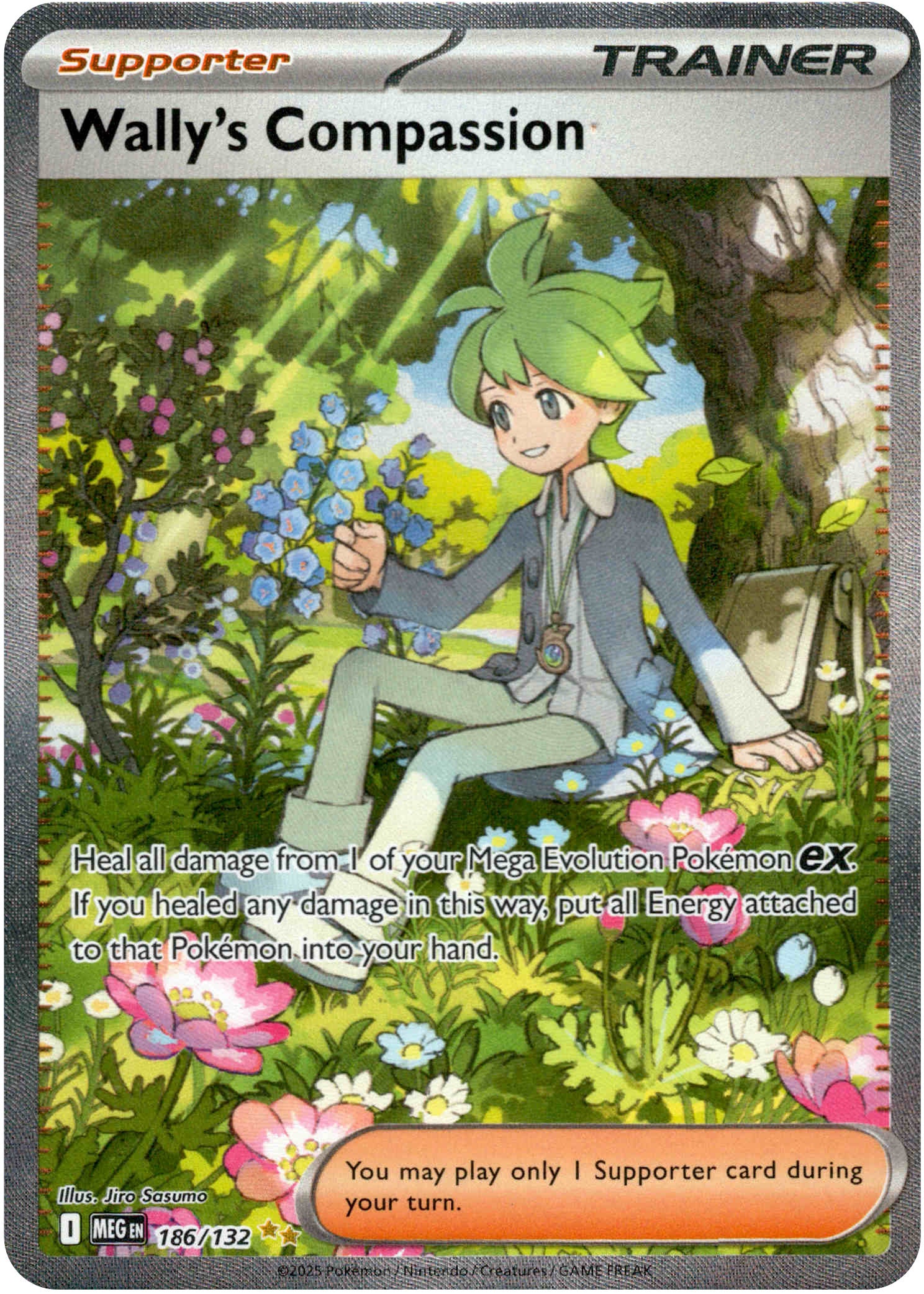 Wally's Compassion - 186/132 - Mega Evolution - Holo