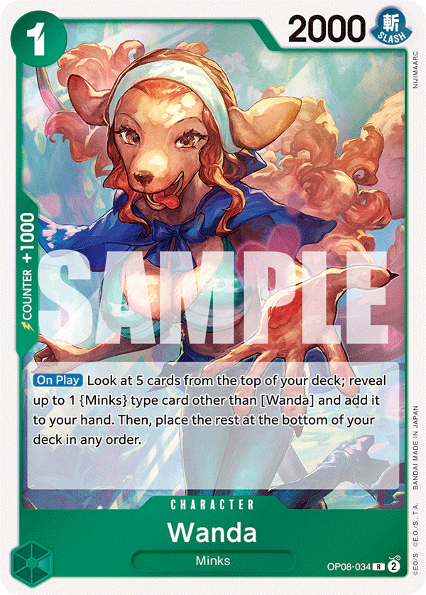 Wanda - OP08-034 R - Two Legends - Foil