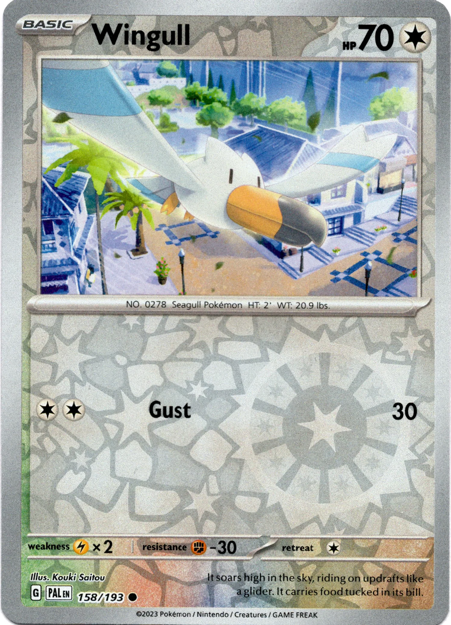 Wingull - 158/193 - Paldea Evolved - Reverse Holo