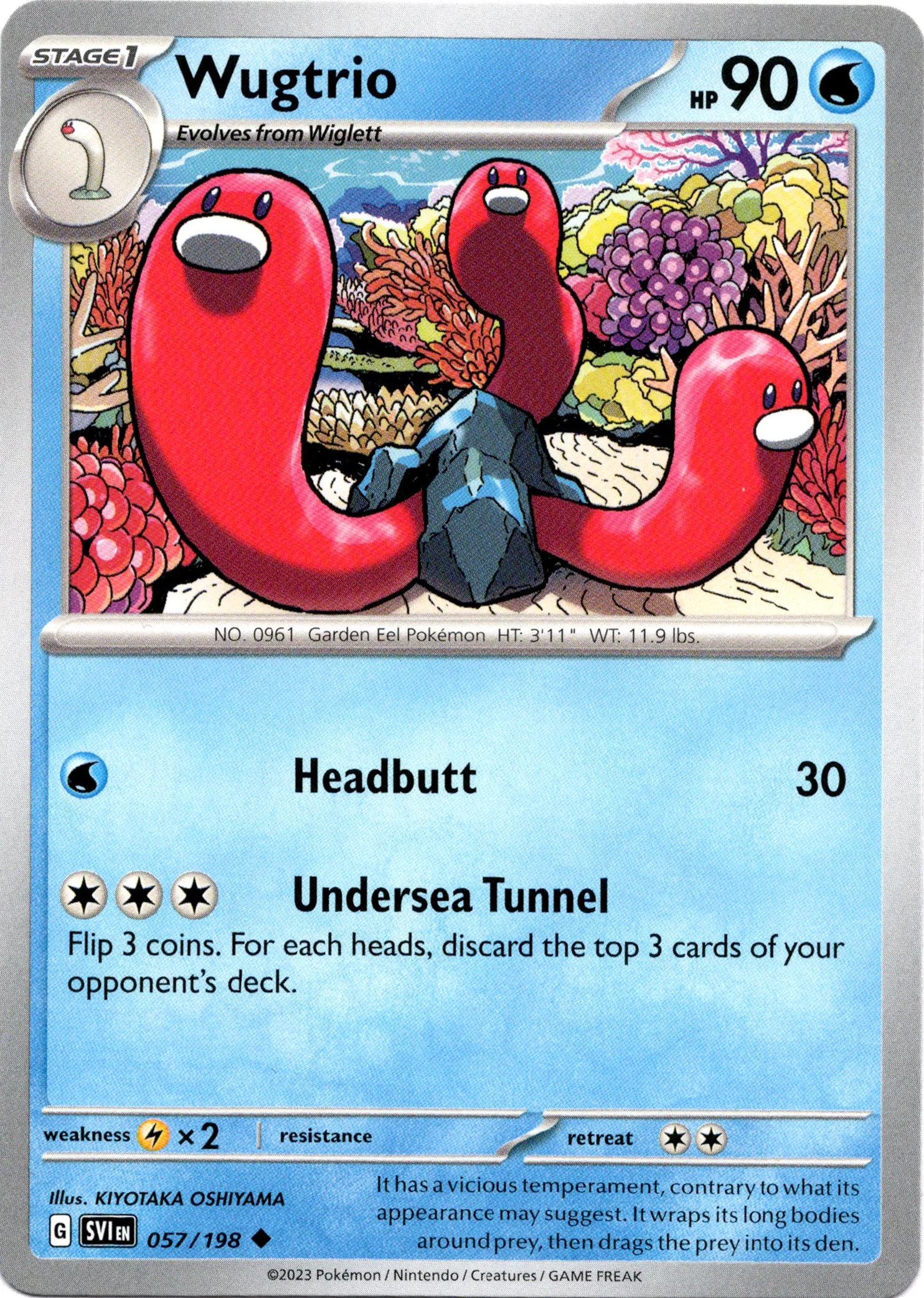 Wugtrio - 057/198 - Scarlet & Violet
