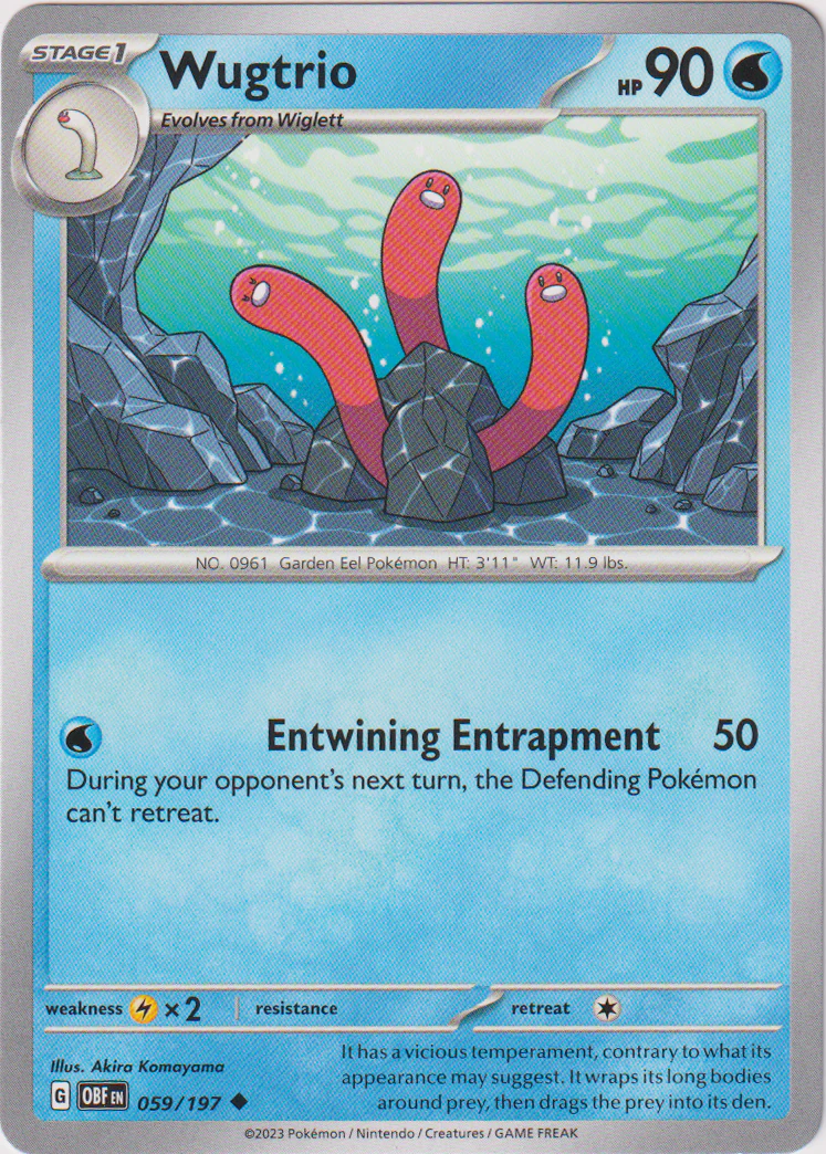 Wugtrio - 059/197 - Obsidian Flames