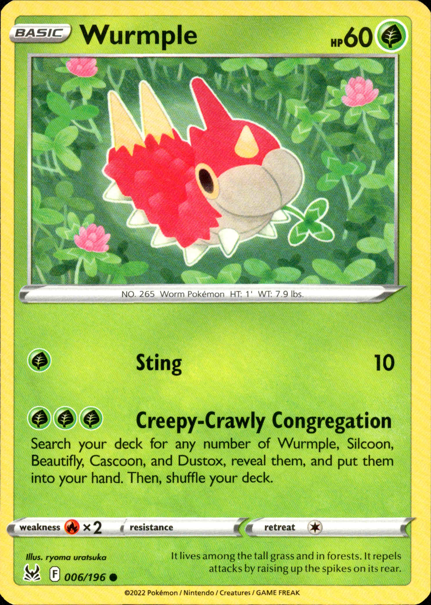 Wurmple - 006/196 - Lost Origin