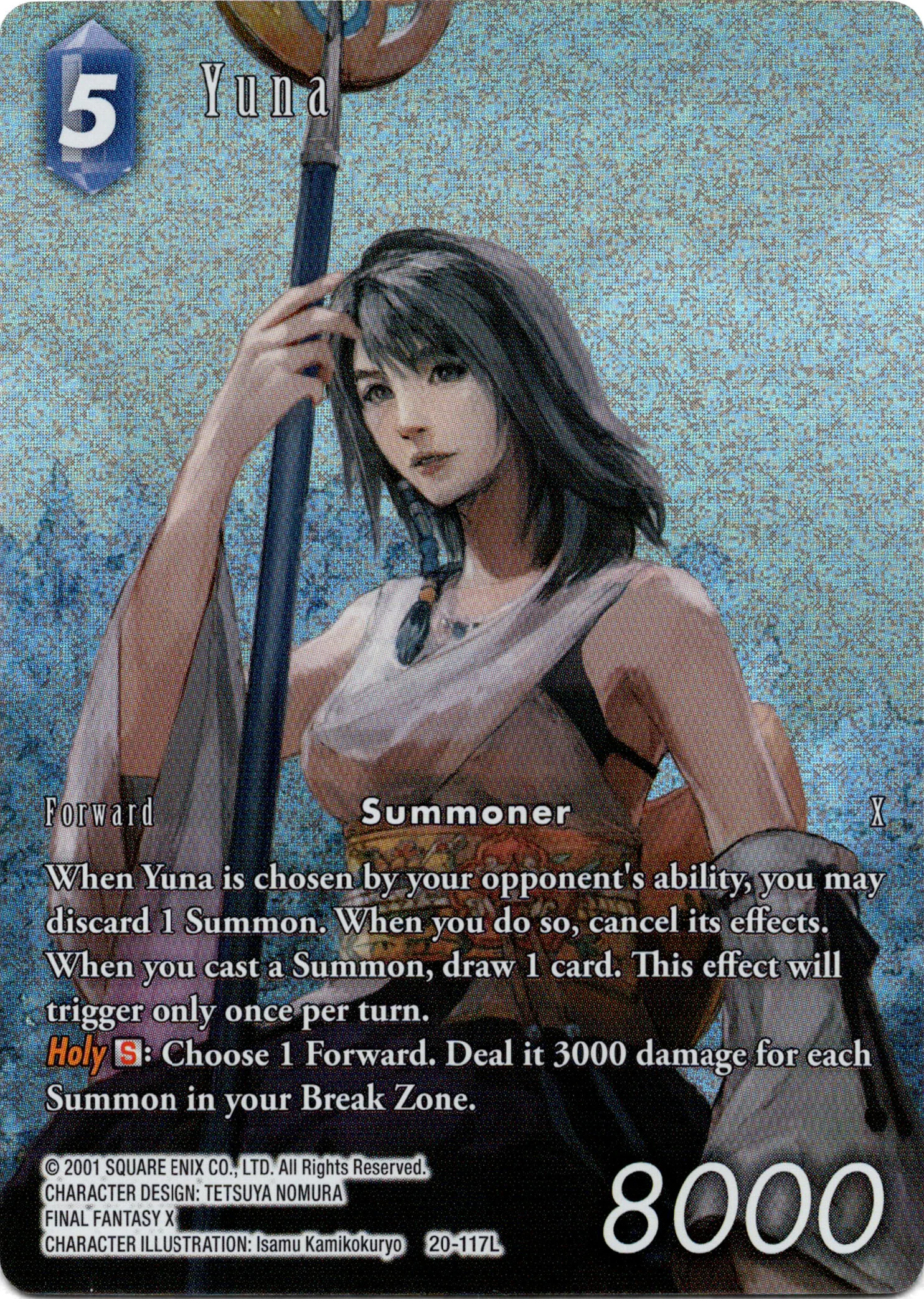 Yuna Full Art - 20-117L - Dawn of Heroes - Foil
