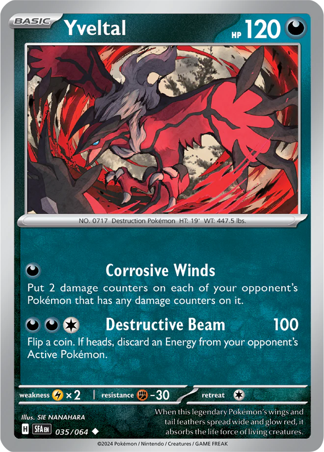 Yveltal - 035/064 - Shrouded Fable