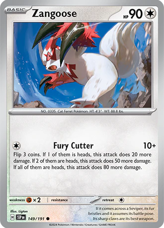 Zangoose - 149/191 - Surging Sparks