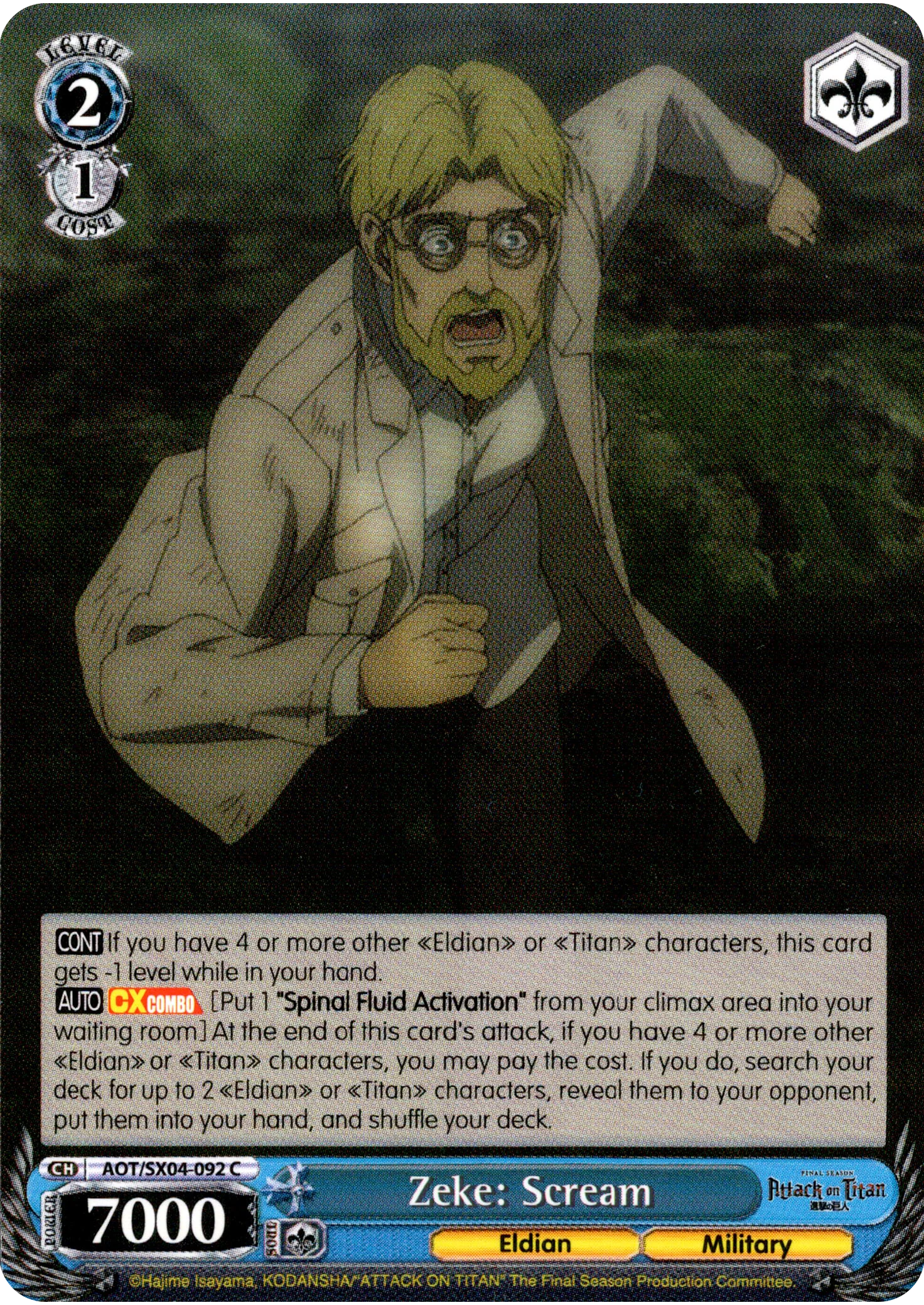 Zeke: Scream - AOT/SX04-092 C