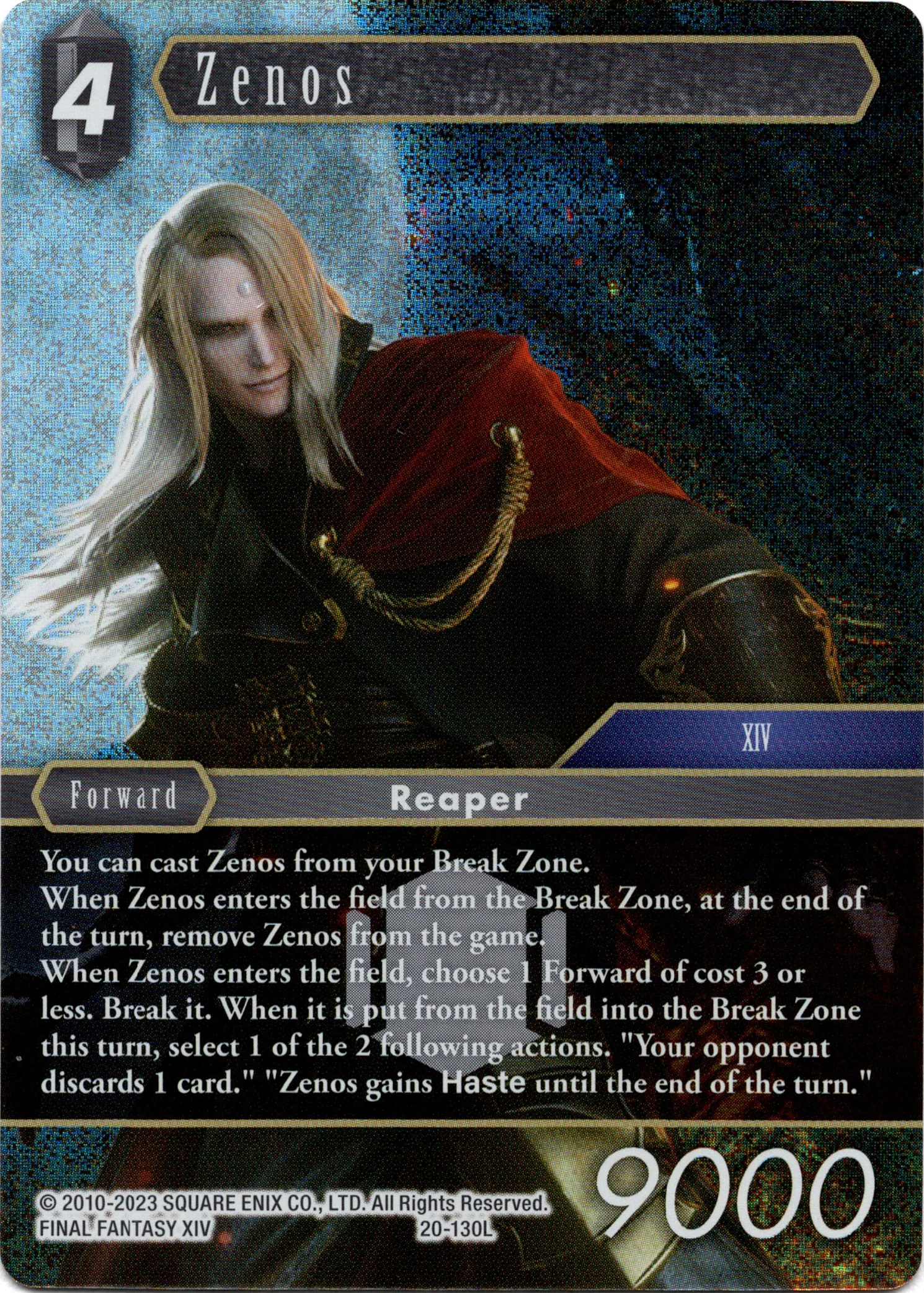 Zenos - 20-130L - Dawn of Heroes - Foil