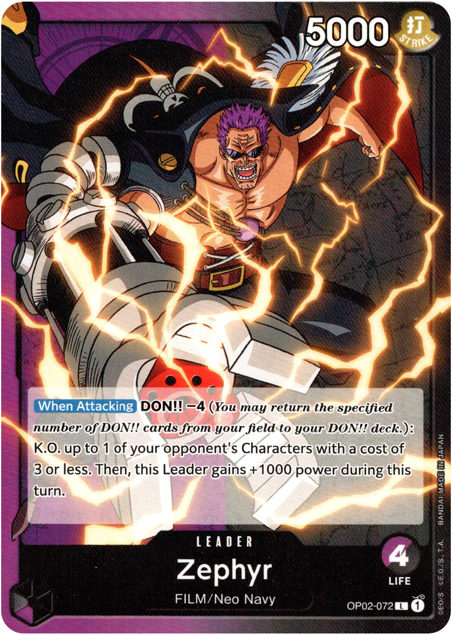 Zephyr - OP02-072 - Paramount War